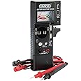 Draper Battery & Fuse Tester | LED Bulbs & Continuity Testing | Analogue Scale Meter | Multi Use Testing Tool | Temperature Reader | 90478