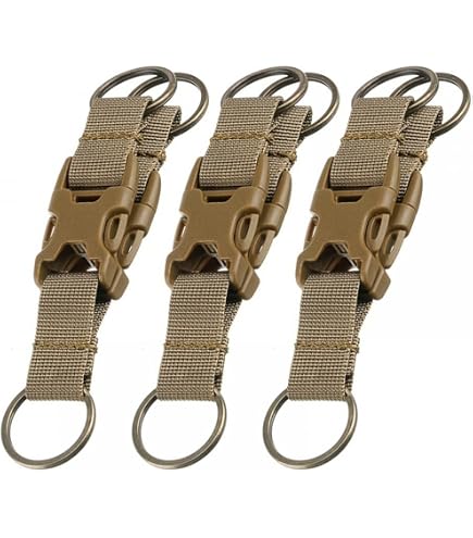 Lot De 15 Mousquetons En Alliage D'aluminium Pour Paracorde - Mini Clips Pour Sac à Dos, Porte-clés, équipement Extérieur
