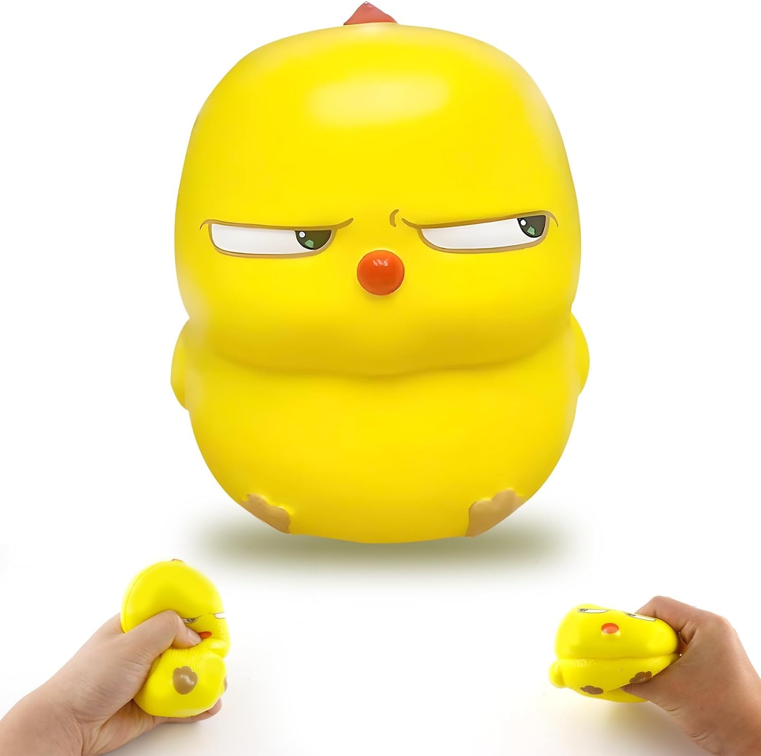 Pollo Fidget Toys, Pollitos Squishy Toy, Antiestres Juguetes, Ansiedad Alivio del Estrés Juguete, Juguetes Sensoriales para Niños y Adultos