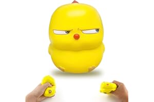 OPEIXSAYKOC Pollo Fidget Toys, Pollitos Squishy Toy, Antiestres Juguetes, Ansiedad Alivio del Estrés Juguete, Juguetes Sensoriales para Niños y Adultos