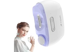 BUBBACARE Electric Nail Clippers, 2-in-1 Cutting and Polishing Automatic Nail Clipper, 2 Speed Wireless Charging Electric Nail Trimmer, Electric Nail Cutter Safe for Babies, Kids, Adults, Seniors (Purple)