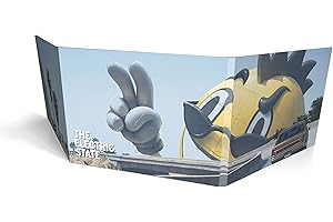 Free League Publishing The Electric State Roleplaying Game Gamemaster Screen, Tabletop Roleplaying Accessory.