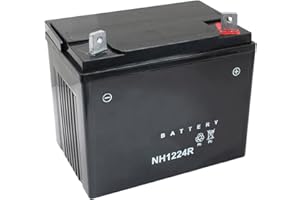 SECURA Batterie 12V 22Ah (+ Pol Rechts) kompatibel mit Gardol 155107HRB 960510140 Rasentraktor