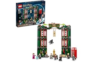 LEGO 76403 Harry Potter Ministerio de Magia, Película La Orden del Fénix, Maqueta para Construir, 12 Minifiguras Incluyen a Harry, Ron y Hermione, Juguete Modular Transformable, Regalo Coleccionable