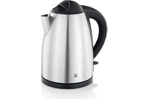 ‎WMF WMF Bueno Wasserkocher Edelstahl 1,7l, elektrischer Wasserkocher mit Kalkfilter, 2400 W, beleuchtete Wasserstandsanzeige, edelstahl matt