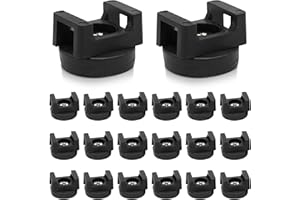 CDIYTOOL Lot de 20 supports magnétiques multi-usages pour serre-câbles de 22 mm, clips de rangement de câbles magnétiques, pour organiser les fils de câbles