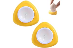 WOLMIK Magnet Ei Piercer für rohe Eier, mit Magnetfuß und Sicherheitsverriegelung, hart gekochte Eierschäler, Eierpiker, um ein gutes hartgekochtes Ei zu bekommen