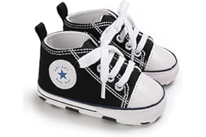 DEBAIJIA Bambino Scarpe Espadrillas 0-18M Suola Morbida Ragazzo Tela Sneaker Infantile Antiscivolo Traspirante