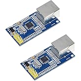 Hailege 2pcs W5500 LAN Ethernet Netzwerkmodul 3,3V / 5V Unterstützung TCP / IP51 / STM32 Mikrocontroller-Programm mit 32k Byt