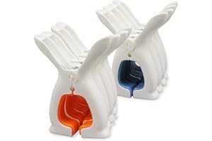 PEPOYO AI 8 Stück Extra Groß Strandtuchklammern XXL Wäscheklammern Strandtuch Clips