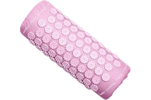 SHAKTIMAT Shakti Premium Acupressure Pink Level 2, Sustainable & Durable, Relieves Stress & Tension, Promotes Relaxation & Focus, Ethically Handcrafted Acupuncture Massage Pillow in India, Organic Cotton