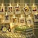 Produktbild LED Foto Clip Lichterketten20 Fotoclips Batteriebetriebene Stimmungsbeleuchtung Hochzeit Party Schlafzimmer Weihnachten Dekor Lichter zum Aufhängen von Foto Karten Kunstwerke - 3.2M warmweiß
