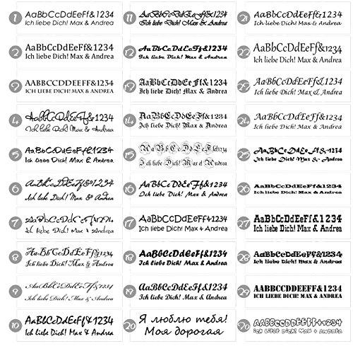 SPIEGEL MIT GRAVUR SPIEGEL MIT FOTOGRAVUR 30×30 CM HOCHZEITSGESCHENK, GEBURT, LIEBE, GEBURTSTAG - 7