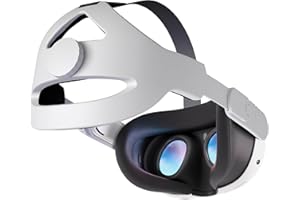 ORZERO NEWZEROL Sangle De Tête Compatible pour Quest 3 [Support Amélioré] Réglable Réduire la Pression de la Tête Confortable Touch VR Accessoires, Remplacement pour Quest 3 Sangle Elite