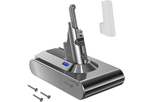 Homesuit Batteria per Dyson V8, 21,6V 4600mAh SV10 Batteria Ricambio per Dyson V8 Absolute, Animal, Motorhead, Fluffy SV10 Cyclone Aspirapolvere