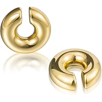 KRFY Ear Cuff Orecchini Piccolo Argento Chunky Ear Cuff