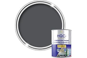 HQC Weather Shield Classic Grey Smooth Masonry Paint | 1L in 30+ Colours | Storm Proof, Scrub Resistance & Waterproof | Weatherproof Technology Designed with Acrylic Resin for Ultimate Protection