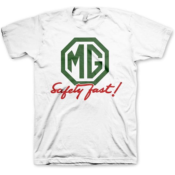 MG Cars Co. England Officially Licensed T-Shirt – Dark Grey, Men's Sizes (S-3XL), Classic British Motoring Apparel - View #10