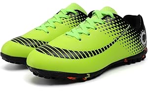 YHLLZY Boys Football Boots Kids Football Shoes Astro Turf Trainers Girls Soccer Athletics Training Shoes Teenager Outdoor Sport Shoes Sneakers for Unisex Kids