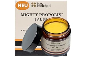 ‎BEE ENRICHED Mighty Propolis Salbe 60g | Hochkonzentrierte Bee Enriched Wund- und Heilsalbe mit Calendula | Pflegende Zugsalbe & Wundsalbe I Salbe gegen Juckreiz im intimbereich | Wundheilsalbe, Bee Creme Classic