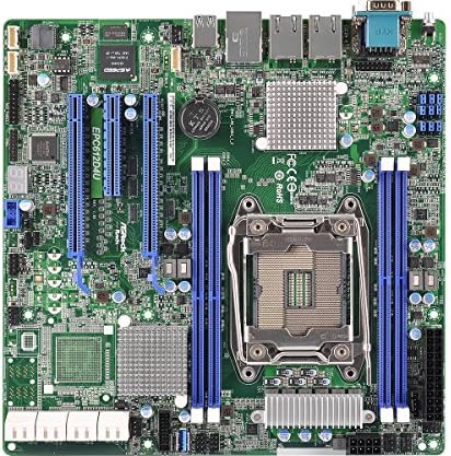 ASROCK EPC612D4U Rack Server Board Intel C612 2011 Micro ATX Dual GB LAN IPMI LAN Serial Port - (Components > Motherboards)