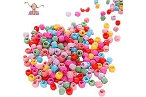 HHZZXCDH 200 Stück Haarperlen Zum Klipsen, Haarperlen, Haarschmuck Mädchen, Bunte Perle Haar Nadeln Clip Haarkrallen Haarschmuck Für Kinder Mädchen Frauen (Zufällige Farben)