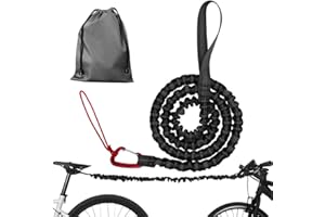KUWUNG Abschleppseil Fahrrad Kinder, 3M Fahrrad Abschleppgurt Elastisch für Kinder, Seil Fahrrad Kinder Ziehen, Zugseil Fahrrad Kinder mit Sicherheitshaken, Eltern Kind Zugseil, Bike Traktionsseil
