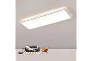 Comely Rektangel LED-taklampa 24 W, vit, 4 500 K, IP44, LED-panel 58 cm