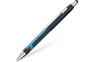 Schneider Długopis drukowany Epsilon (grubość kreski XB, kolor tuszu: niebieski, wkład), czarno-niebieski
