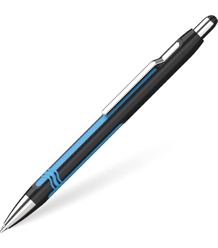 Schneider P130403x50 - Confezione 50 Penne A Sfera Blu Indelebili, Materiale Traslucido