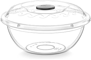 BEST HOUSE ANOTHER FINE PRODUCT Best House | Clear Round Basin Bowl with Lids | 15 Litres | 1 Pc | Transparent | Salad Bowls | Plastic Food Storage Container With Lids (Pack of 1)