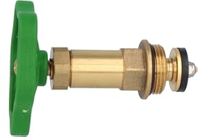 Schlösser Armaturen Fettkammer-Schrägsitzventil mit nichtsteigender Spindel, 1/2 Zoll, Messing, Kunststoff Handrad, DIN, DVGW zugelassen