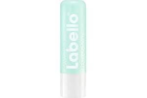 Labello Stick lèvres gommage hydratant (1 x 5,5 ml), exfoliant lèvres aux particules de sucre, soin lèvres nourrissant à l'aloe vera bio & à la vitamine E