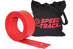 Speed Track 4m Flexible Toy Car Track with Storage Bag - Indoor & Outdoor Flexible Diecast Car Monster Truck Race Track for Loops, Jumps, Ramps with Suction Cups for Windows, Doors Ideal for Children