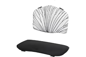 KK KINDERKRAFT Kinderkraft ENOCK Coussin de Chaise Haute bébé, Sangles de Fixation, Facile à Nettoyer, 2 Coussins très Doux, Fabriqués dans Une matière agréable au Toucher, Noir