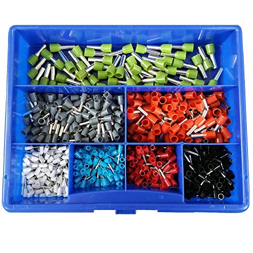 Aderendhülsen Sortiment 0,5-6,0mm² 650 tlg. alle Größen