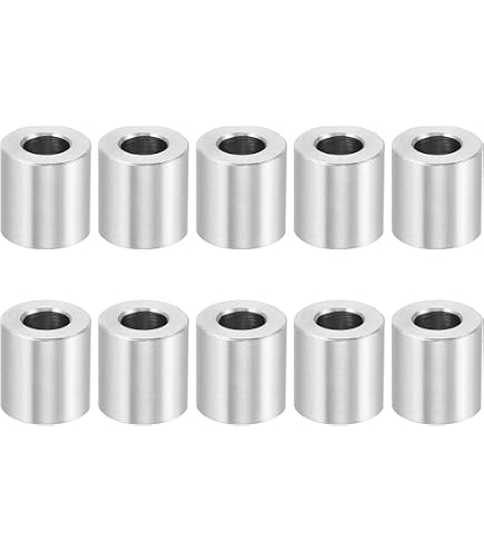 Distanziali In Acciaio Inossidabile M6 – 5 Pezzi, 6,2x12x8 Mm, Per Viti 1/4″ O M6, Resistenti A Corrosione E Alta Pressione