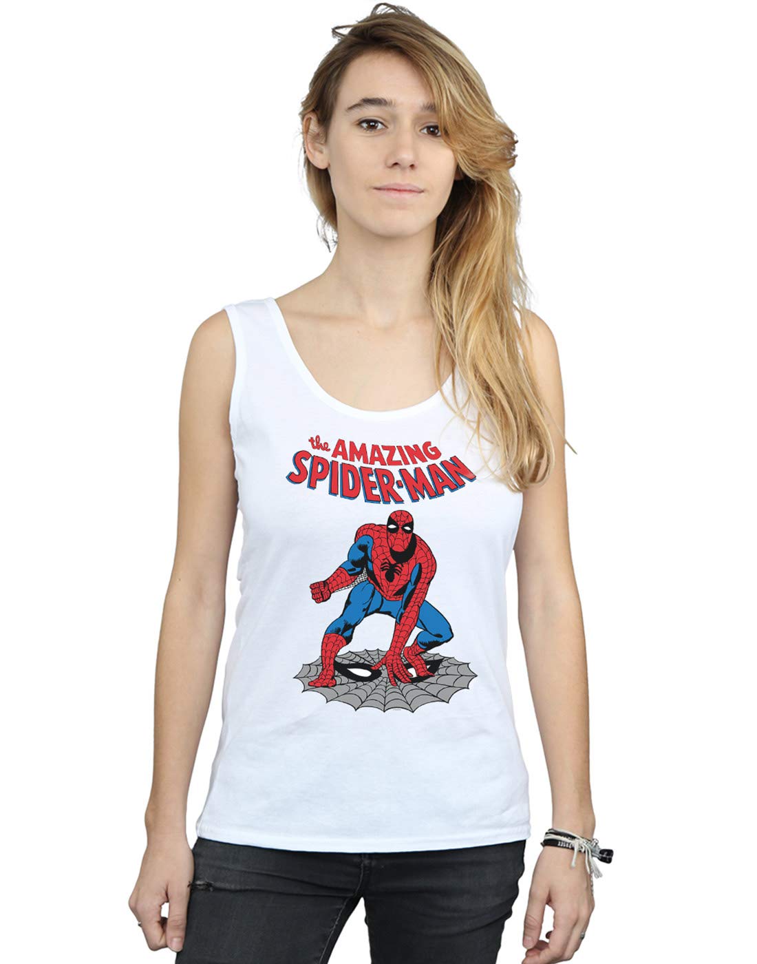 Marvel-Universe-Damen-The-Amazing-Spider-Man-Muskelshirt