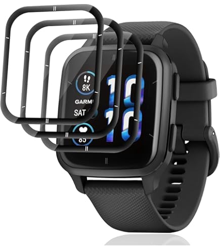 Pellicola Protettiva Garmin Venu 2 - Vetro Temperato 9H 3 Pezzi Senza Bolle - Foto 6