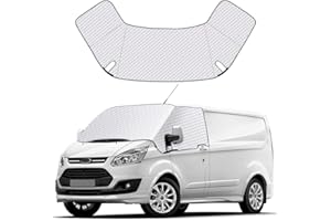 LMYSUFI Cubierta para Parabrisas Compatible con Ford Transit Custom 2012-2023, Protector contra heladas para Parabrisas Delantero, Cubierta para Parabrisas de Coche