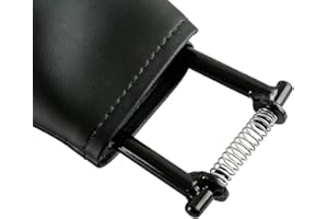 FOVPLUE Adjustable Rider Backrest Detachable Plug-in Driver Backrest Pad Mounting Spring for Harley Touring 2009-2024,CVO Road Glide Street Glide Tri Glide FLHTK/L Electra Glide Road King