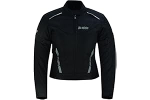 BI ESSE Giacca Giubbino Tessuto Moto Scooter Viaggio Sfodrabile Ventilata' (Donna)