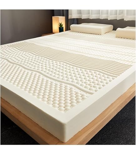 Materasso 100% Lattice Naturale Singolo 90x190x18cm - Fresco, Traspirante, Fodera In Aloe Vera - Made In Italy