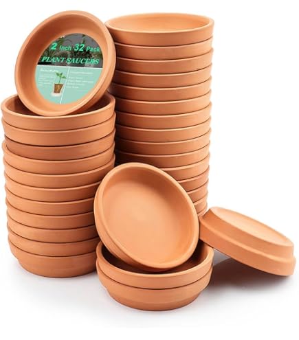 Vensovo Keramische Orchideeënpot 13 Cm - Met Gaatjes En Schotel, Voor Binnen En Buiten, Bevordert Luchtcirculatie