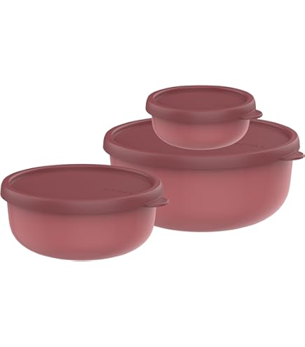 Mepal - Lumina set van 3 magnetrondozen, bewaardozen met deksel voor voedsel, geschikt voor koelkast, vriezer, magnetron en vaatwasser, bewaarkommen voor keuken, 250 Plus 750 Plus 1500 ml, wit