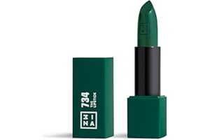 ‎3INA 3INA MAKEUP - The Lipstick 734 - Grün Matte Lippenstift - Matt Lippen-Stift mit Vitamin E und Shea Butter- Langanhaltender Hochpigmentiert Creme - Vanille-Duft - Vegan - Cruelty Free