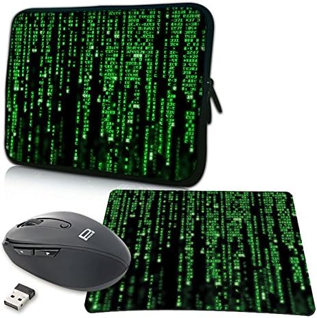 PEDEA Protective Sleeve, Notebook Case 10.1-Inch/13.3 inch/15.6 inch/17.3 inch matrix 15,6 Zoll + Maus und Mauspad