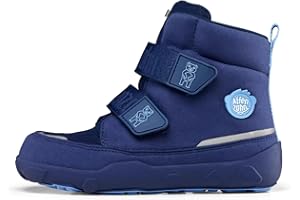 Affenzahn Winterstiefel Vegan Comfy warm gefüttert, wasserdicht mit Kletterverschlüssen, Größe 21-32