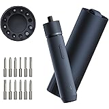 HOTO Set di Cacciaviti da 3.6 V, Cacciavite Elettrico a Batteria Tutto-in-uno, 3 Coppie, con 12 Punte Lunghe 50 mm in Acciaio
