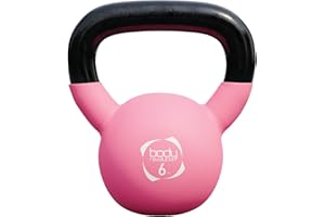 Body Revolution Neoprene Kettlebell 24kg - 2kg - Coated Cast Iron Kettlebells, Cardio and HIIT Exercise Weights - Gym Equipment for Home Strength Training and Workouts